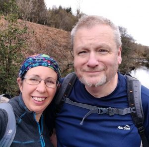 Beth and Dave Currie, owners of Glentrool Holiday Cottages